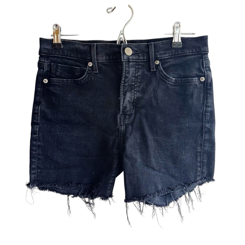 Revtown Black Denim Cut Off Saturday Shorts Size 30
